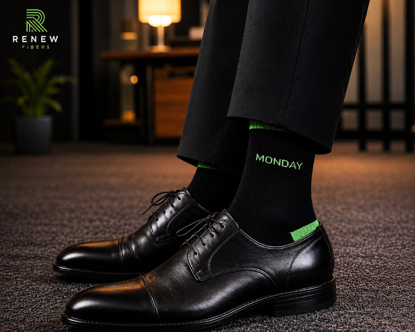 Men's Cotton Day of the Week Crew Socks 6-Pack | Soft Breathable Socks