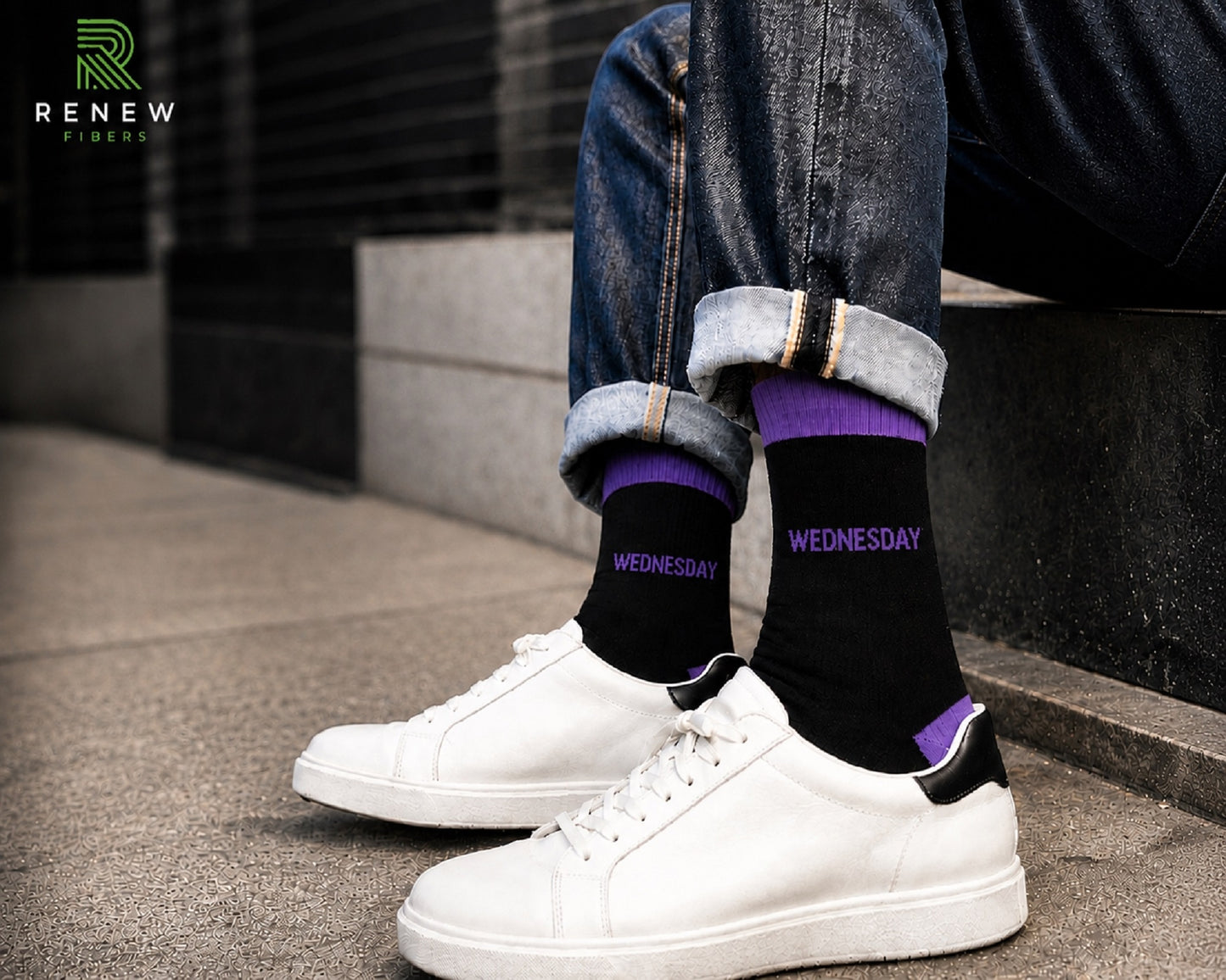 Men's Cotton Day of the Week Crew Socks 6-Pack | Soft Breathable Socks